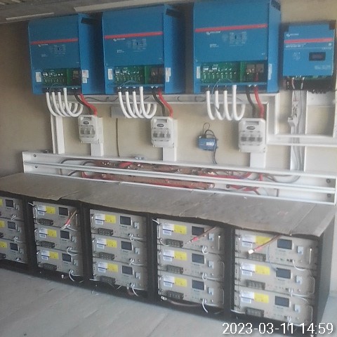 3 x 15KVA Victron Inverters